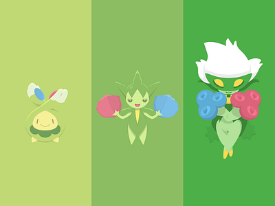 Roserade evolution evolution flower green illustration pokemon poster vector