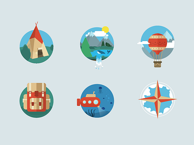 Icons Travelling Game