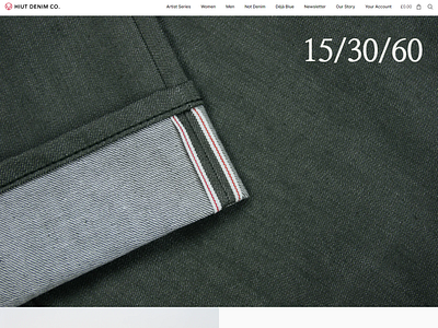 HIUT DENIM CO SHOPIFY ECOMMERCE WEBSITE