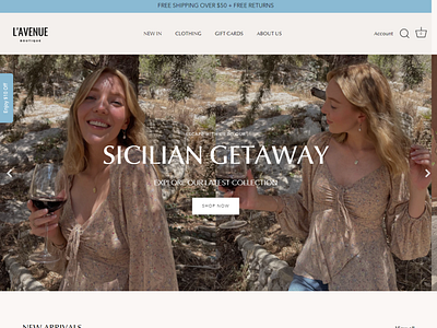 L'AVENUE SHOPIFY ECOMMERCE STORE