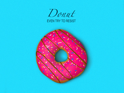 Donut - Procreate donut doodle dribble illustration