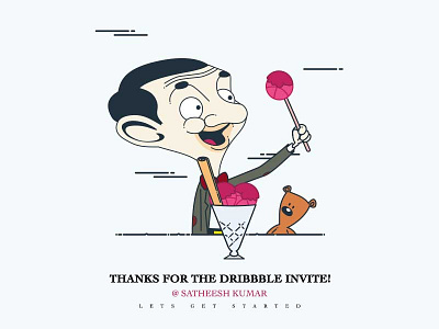 Got my scoop !! 2d debut dribble first scoop ice cream mr.bean thanks