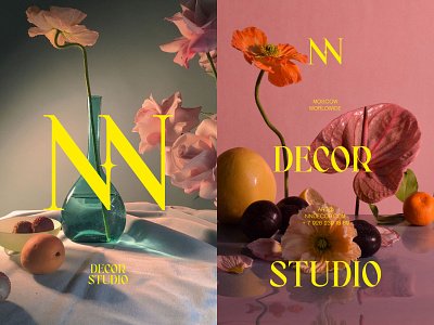 NN DECOR art branding design logo minimalistic photography