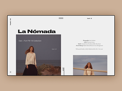 — Frankie + Clo. Collection art collection concept minimalistic photography typography ui web