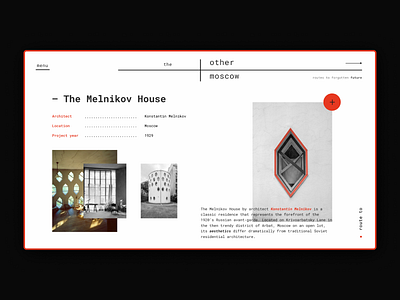 — The Other Moscow. architechture art concept design minimalistic photography ui ux web