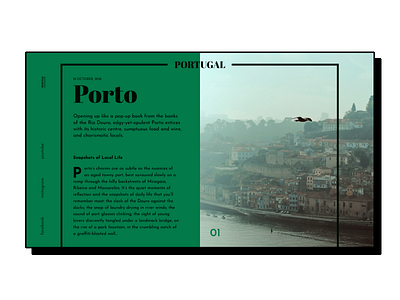 — Portugal. The Travel Guide art concept design minimalistic photography typography ui web