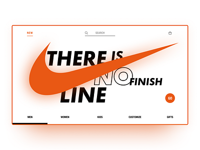 — Nike. art concept design homepage minimalistic photography typography ui web