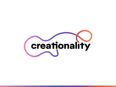 creationality logo 2021 logo 2022 logo branding creative logo design flat gradient logo gradient typography handmade logo modern logo trendy design typography vector