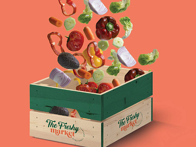 The Freshy Market - Branding brand brandidentity branding brandithstudio business card design communication design food fresh graphicdesign healthy logo méxico