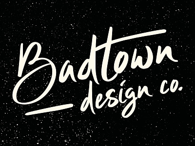 New Logo badtown branding design logo