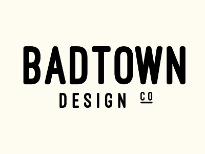 BADTOWN Design Co. badtown design logo new redesign relaunch typography