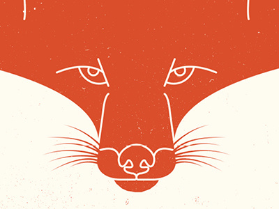 Fox Sake badtown fox illustration keeptheban texture
