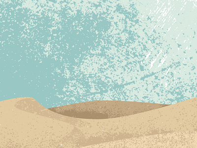 Burning Lights in the Desert badtown desert illustration sand sky texture