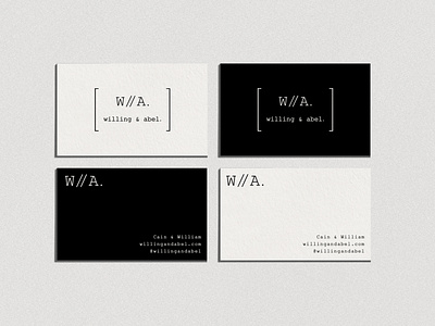 Willing & Abel Business Cards