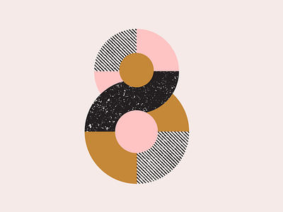 No. 8 8 graphic design graphic designer graphicdesign illustration numbers type type design typedesign typogaphy typographic typography art