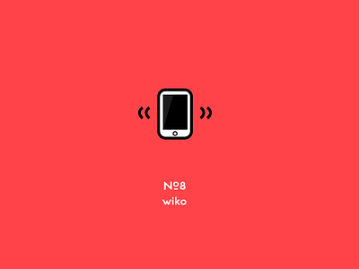 Nº8 Wiko cute icon minimal phone pink wiki