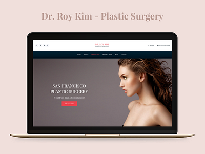Dr. Roy Kim - Plastic Surgery beauty fashion medical plastic surgery ui ux web design