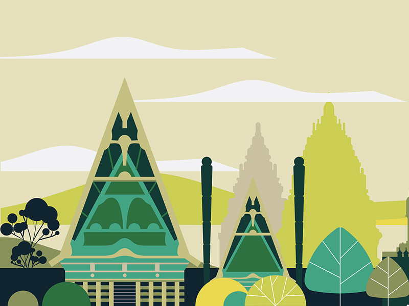 Tourism Indonesia 1 by Rajani Studio on Dribbble