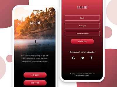 UI Challenge | Sign-Up Screen concept iphonex mobile screen signup ui ux