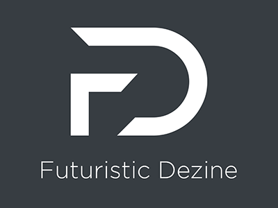 Logo for Futuristic Dezine graphic design design logo