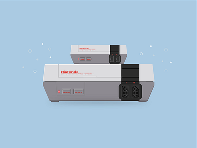 Nintendo NES games illustration nes nes mini nintendo retro