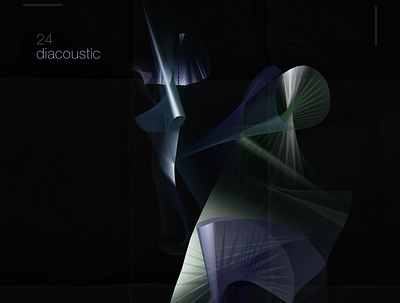 02_24: diacoustic dailyart flush generative art randomword vocab