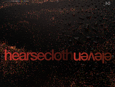 04.11: hearsecloth baltimore dailyart design flush generative art randomword vocab