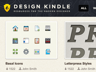 Design Kindle Revamp design kindle psd template