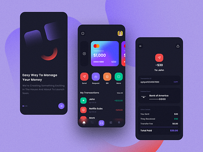 Wallet App Design by Rahul Kaushal on Dribbble