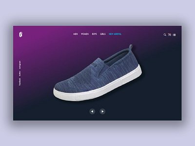 Casual shoe UI design