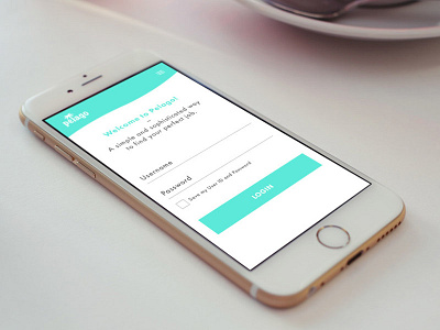 Pelago Login design mobile ui