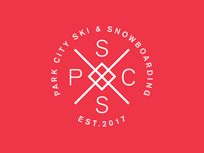 Park City Ski & Snowboarding branding design identity illustration logo mark system