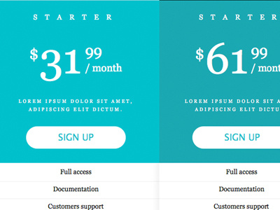 Download Free Pricing Table Adobe Muse Template