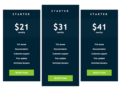Download Adobe Muse Pricing Table adobe muse free download muse widgets pricing table