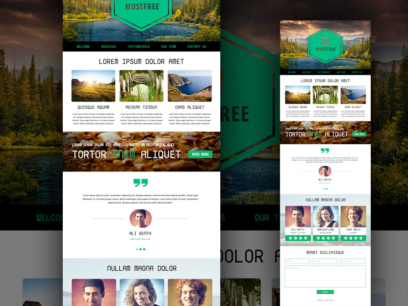 Adobe Muse Landing Page adobe muse muse theme landing page free download muse website