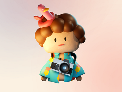 Doudou <3 3d avatar blender