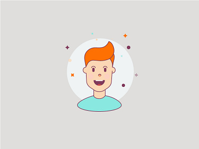 Kid illustration icon illustrator kid ui