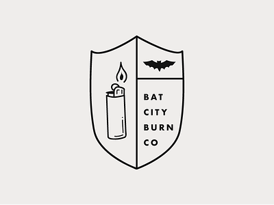 Bat City Burn Co Logo Design