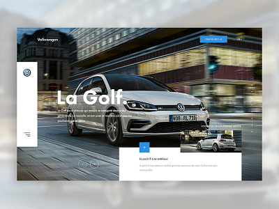 Vw Concept car car dealer design golf vw web