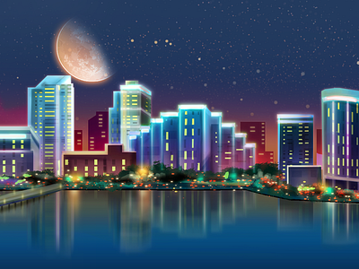 Miami Background Paint.