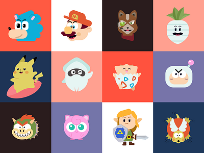 Video Game Character Illustration art character design game icon illustration ui ux vector visual design