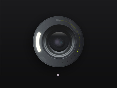 Logi 720p Application adobe app apple camera design desktop icon illustrator macos skeumorphism