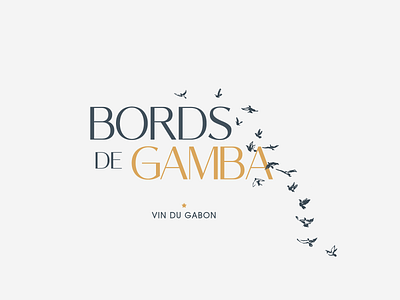 Wine Bords de Gamba bottle brand branding graphic design identity illustration logo relax wine