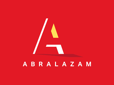 Abralazam [White] branding design graphic icon identity logo mark personal red yellow
