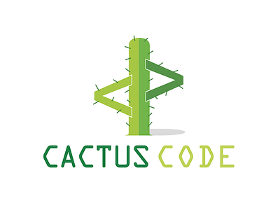 Cactus Code Logo castus castus logo logo logo design technology