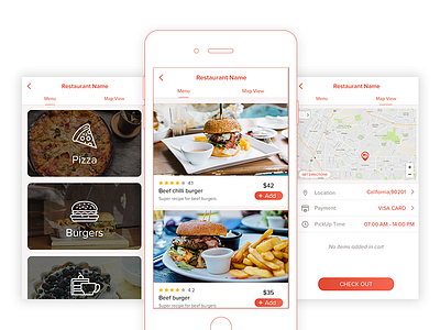 Local Food App design