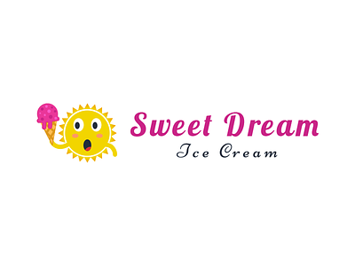 Ice Cream Logo branding clean design ice cream ice cream logo icecream illustraion illustrator inspiration inspiration logo design symbol logo design logo inspiration vector