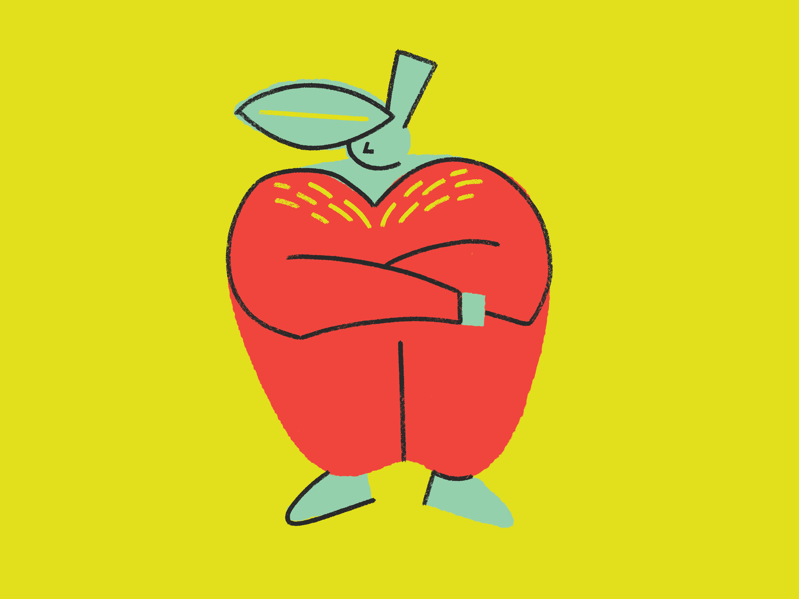 Apple boi by Mariah Barnaby-Norris on Dribbble