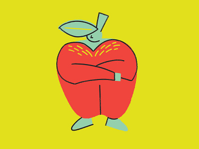 Apple boi bold bright character design characterdesign colourful design digitalillustration editorial gritty illustration illustrator kyle webster patterns photoshop photoshop brush shapes textures wacky