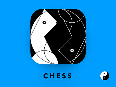 Chess App Icon ♞ app icon chess knight logo ui